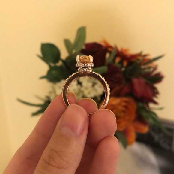 .925 sterling silver | Sparkle peach ring ✨ - Picture 3 of 5